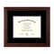 Framerly - 11"w x 8.5"h Diploma Frame - Eco-Friendly Satin Cherry Moulding with Black and Purple Matting